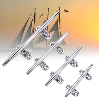 316 Stainless Steel Boat Hollow Base Cleat 4-8inch Heavy Duty Boat Cleat  Kayak Webbing