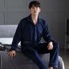 Pajamas Men'S Autumn And Winter Fleece Thickened Warm Coral Fleece Island Fleece Homewear Suit Men'S