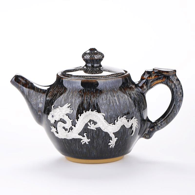 Elegant Underglaze Ceramic Tea Set