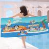 Cartoon B-Blueys Microfiber Blanket Quick Drying Beach Towels Oversized Printing Super Absorbent Pool Towel Blanket