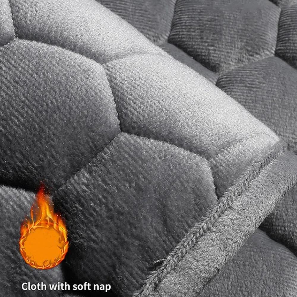 Thickened Car Plush Seat Anti-Freezing Square Cushion Comfortable Car Seat Cushion Car