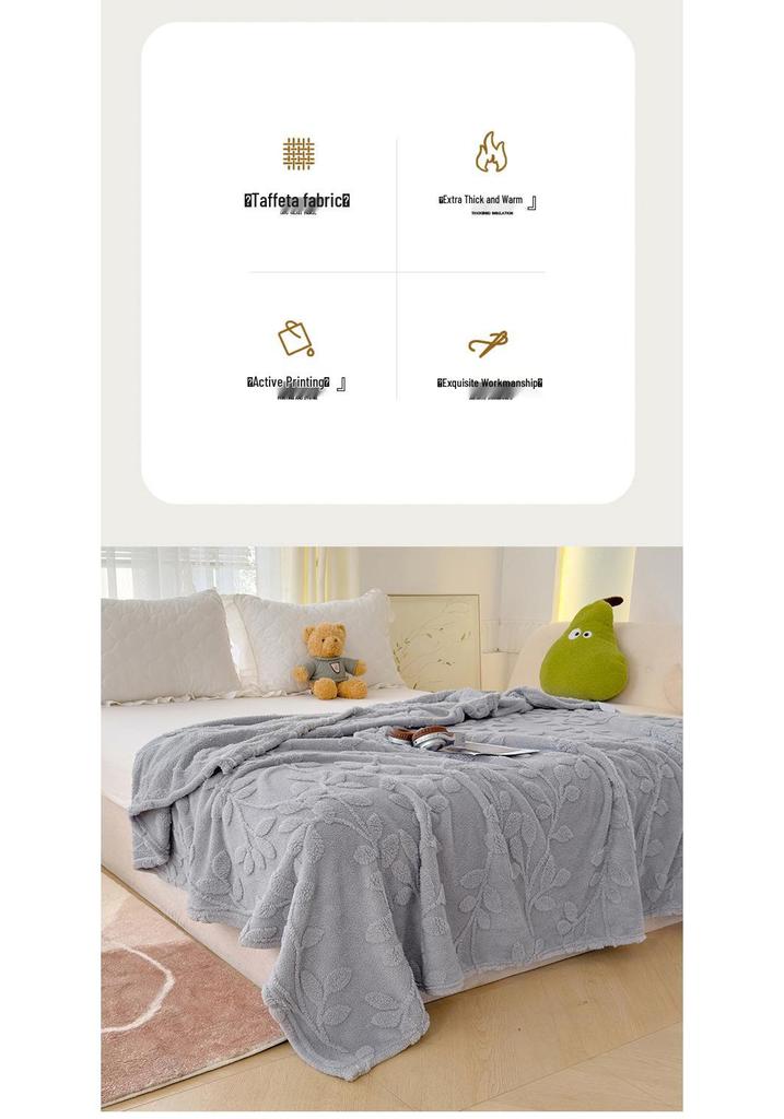 Cross-border Jacquard Taffeta Multipurpose Nap Blanket