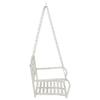 Swing Bench Steel 71.5 x 59 x 55 cm Antique White