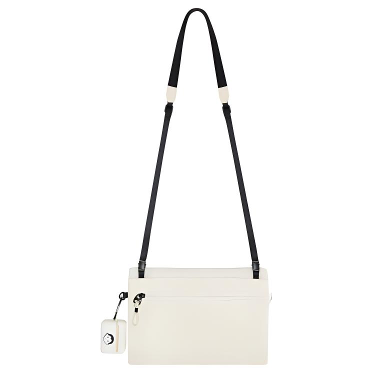 New Balance Noritake Collaboration Polyester Shoulder Bag, Crossbody Bag Regular Unisex Ivory White LAB13603-RSI