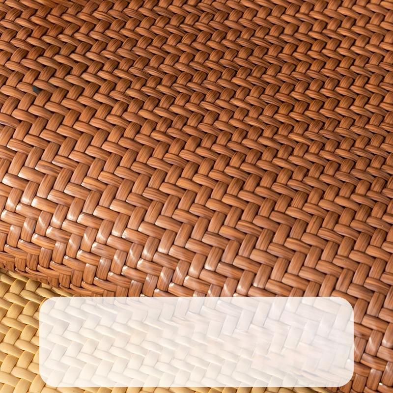 Natural Rattan Mat Sofa Cool Bamboo Mat Summer Non-Slip Cushion Summer Ice Pad Solid Wood Sofa Cover Cloth