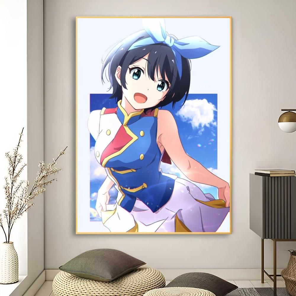 1pc Sarashina Ruka Anime Rent-a-Girlfriend Poster Poster Art Print Bar Living Room Furniture Decor