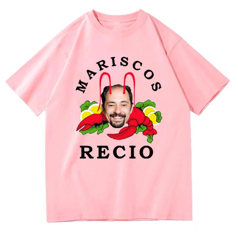 2026 RECIO Printed Tshirt Funny Casual Loose Round Neck Short Sleeve Tops Tshirt Fashion Hip Hop Y2K Tshirt