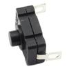 10pcs Self-Lock Push Button Switch KAN-28 for Flashlight SMD Type ON-Off Mini Switch (Bent Pin with Hole)
