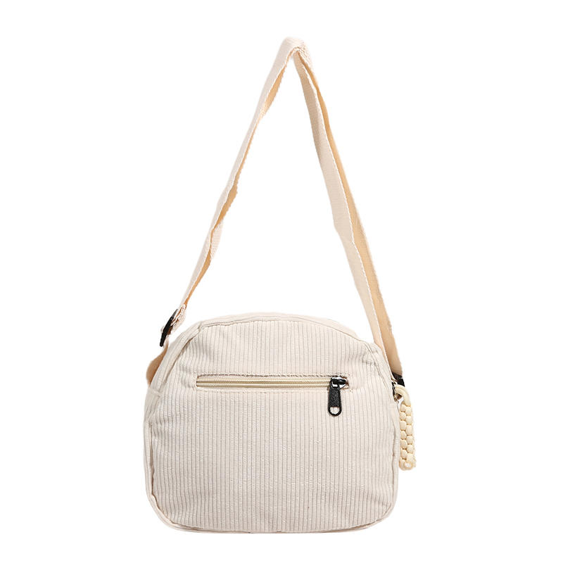 1PC Corduroy Women's Small Shoulder Bag Teenager Girl Crossbody Bag Student Street Korean Harajuku Messenger Bags