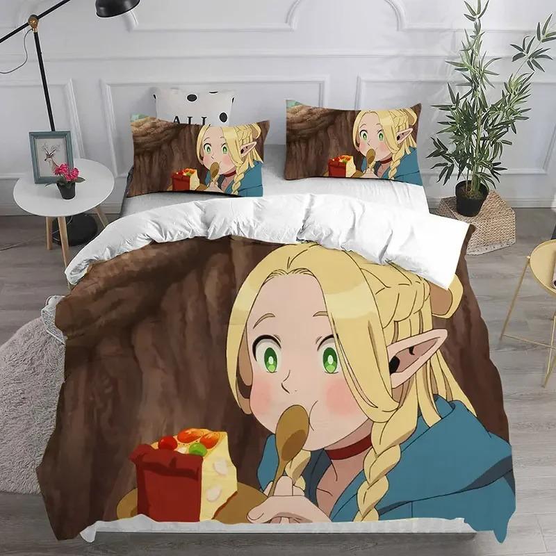 3D Cartoon Delicious In Dungeon Bedding Sets Comforter Quilt Bed Cover Duvetcover Pillow Case Sets Bedroom Decoration
