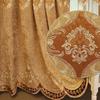2PCS European-style Chenille Embroidered Thickening Blackout Curtains High-grade Living Room Bedroom Balcony Floor-to-ceiling Windows Nordic Curtains