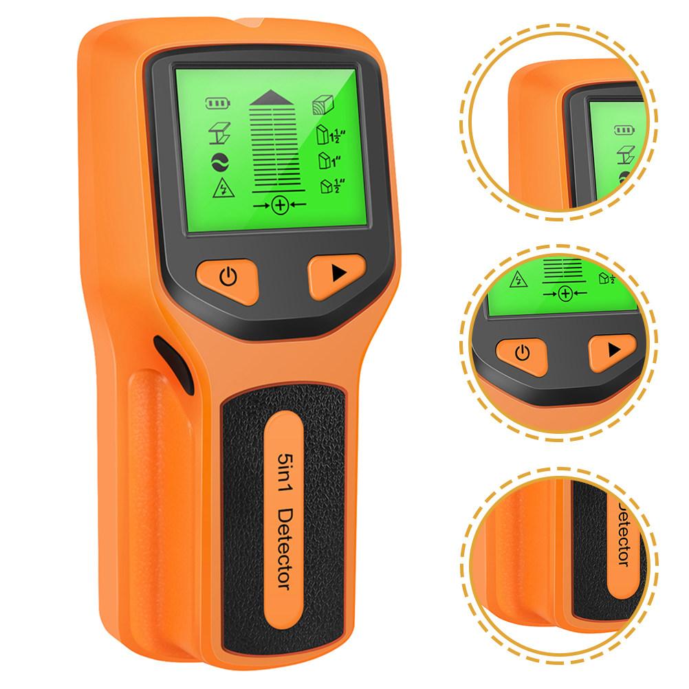 5 In 1 Electronic Wall Detector Finders Multifunctional Handheld Metal Detector Stud Wood Finder Electronic Measuring Instrument