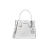 Mercer Silver Hardware Leather Tote Bag Shopping Bag Shoulder Crossbody Handbag Medium Women's Optical White
