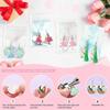 1 Set Sublimation Earring Blanks Products Thermal Transfer Earrings Kit with Earring Hooks Tassels Jump Rings Pliers