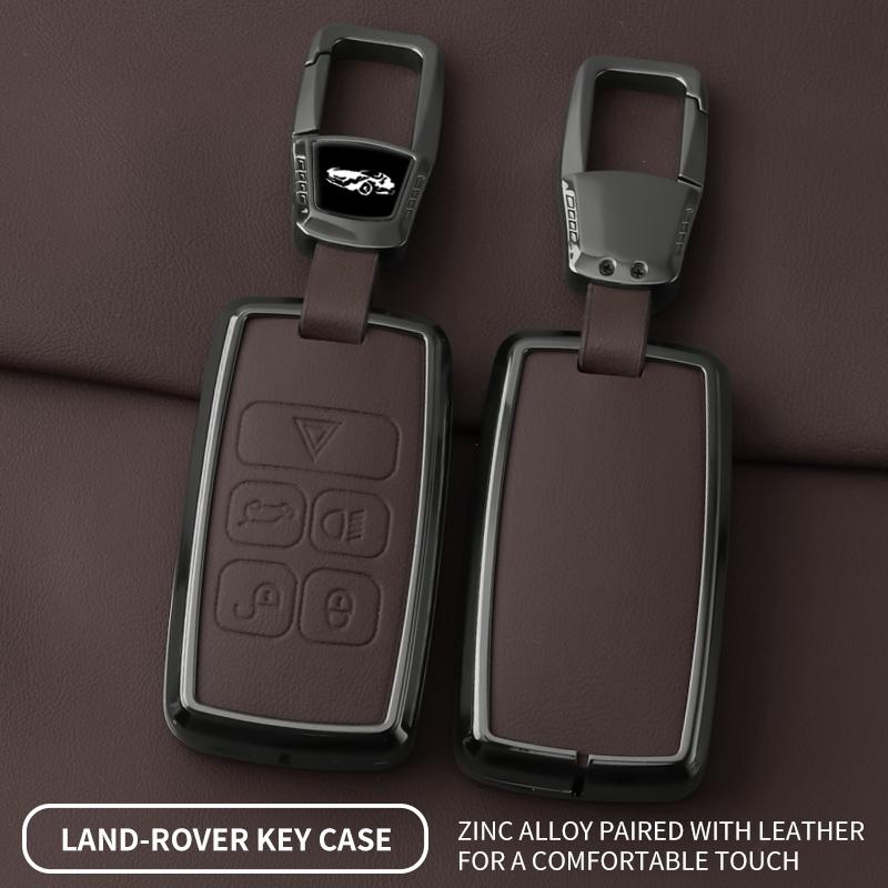 Innenraumleisten Auto Zinklegierung Schlüsselhülle Abdeckung Schale Für Land Rover Range Rover Discoverry 5 Sport Evoque Für JAGUAR XE XF XJ