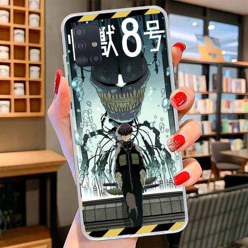 Kaiju No. 8 Anime Cover Phone Case For Samsung Galaxy A12 A22 A32 A52 A72 A02S Phone Case Note 20 Ultra 10 S10 Plus A51 A71 A50S