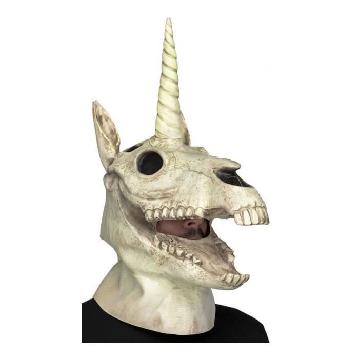 Masque - DisfraZZes - Calavera Unicornio - Taille Unique - Multicolor - Halloween