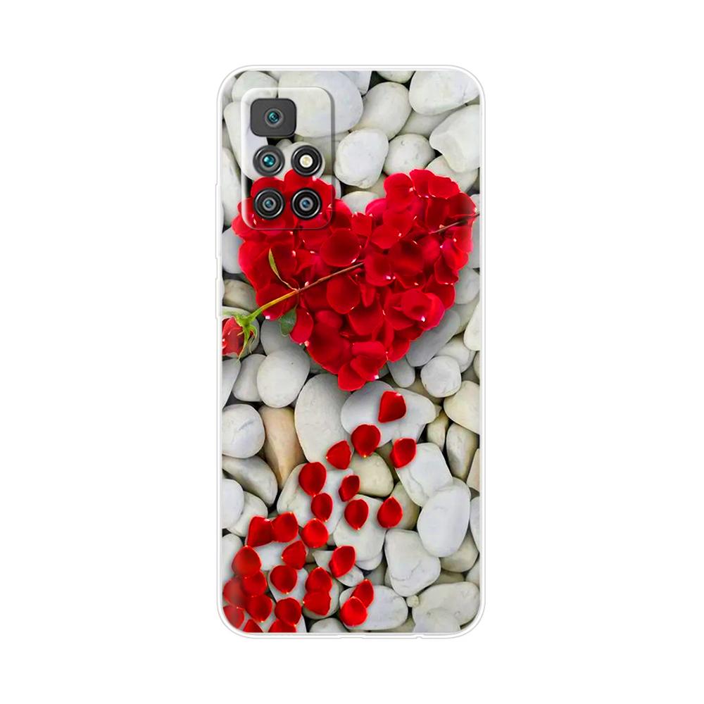 Cover For Xiaomi Redmi 10 Case For Redmi 10 2022 Coque Phone Case Silicone Bumper Shockproof Back Cover For Redmi 10 Fundas 6.5"