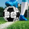 1PC Haaland Elite Icon taille 5 ballon de football PrahaBall de Football en Salle Coloré Tous Âges Cousu à la Machine PVC Prêt pour la Compétition Durable Haut Rebond