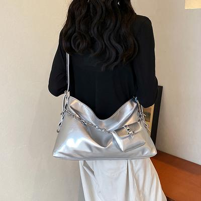 Sac à bandoulière tendance pour femme en cuir PU, sac à main de créateur avec porte-monnaie, grande capacité pour femme