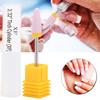 5 Types Ceramic Cylinder Shape Grinding Head Nail Drill Bit for Nail Polishing Manicure Tools
