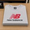 New Balance Men S aThleTicS Logo ShorT Sleeve T ShirT Grey mT51500 Ahh