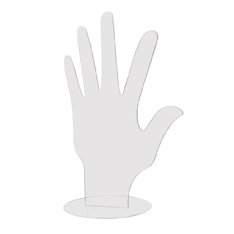 Watch Stand Support Jewelry Towers Acrylic Hand Jewelry Display Rack Stand Rack 1