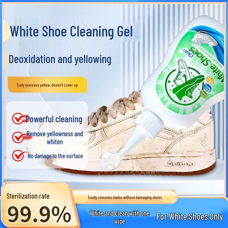 Yellowing Canvas & Mesh Shoe Whitening Gel - No-Wash Restoration