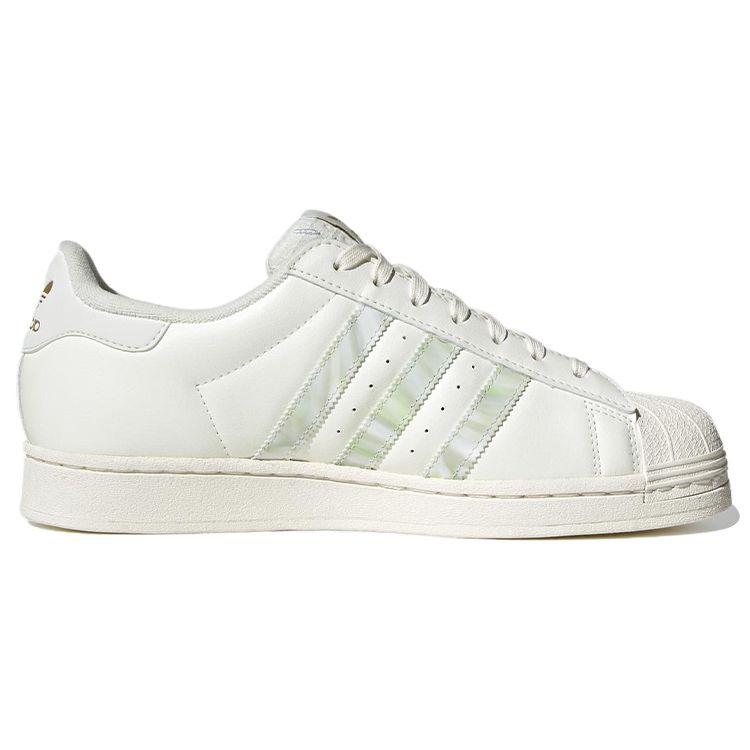 Adidas Originals Superstar Vegan Comfortable Versatile Low-Top Sneakers Women Sneakers Off-White HQ6668