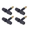 10Pcs Copper Atomizing Nozzles 8/11mm Adjustable Gardening Atomizing Nozzle with Tee Pipes for