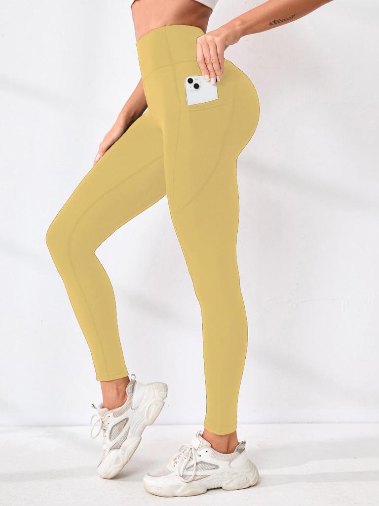 Hottest-Selling High-Waisted Yoga Leggings: Sexy Solid Color Fitness Pants for Women