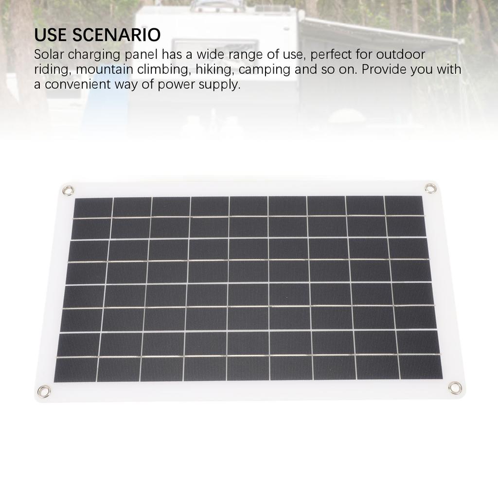 20W Solar Panel Kit Monocrystalline Portable Solar Cell with Waterproof Controller for Car Boat Street Light