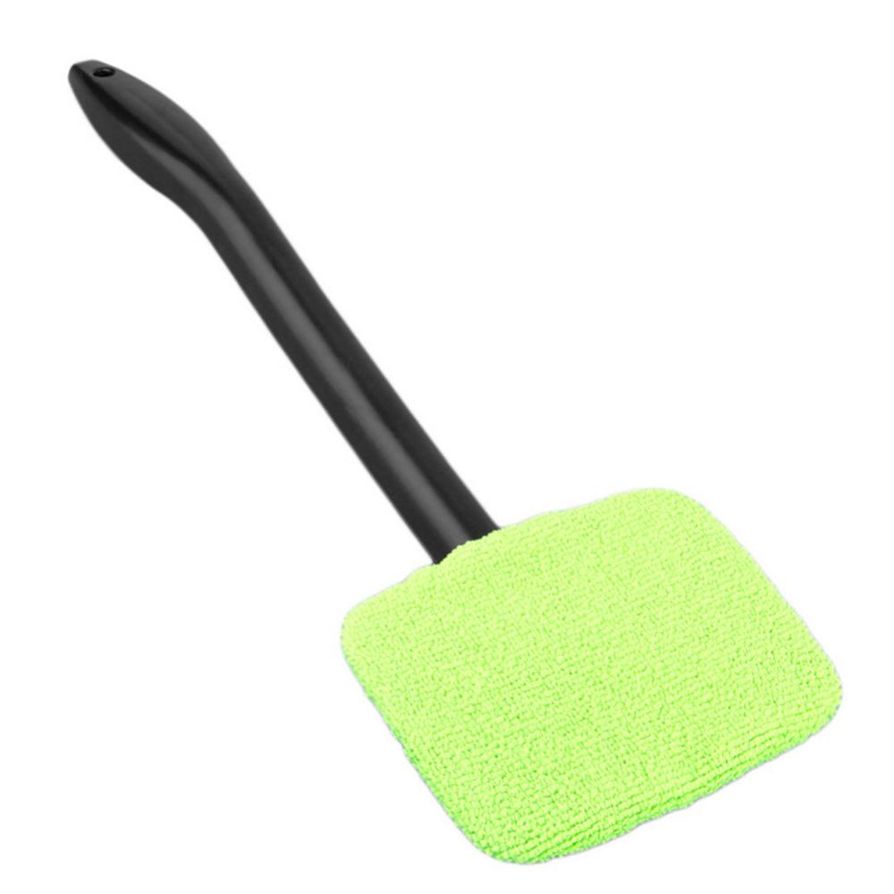 

Набор щеток для мытья окон автомобиля, щетка из микрофибры для стеклоочистителя, инструмент для автоматической очистки с длинной ручкой, автомобильные аксессуары зелёный