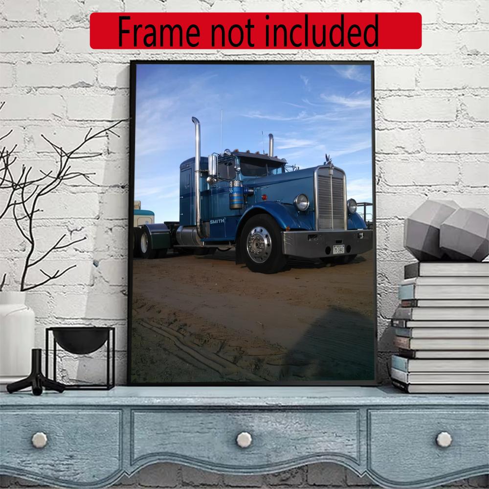 Kenworth 5D Diamond Painting Round Diamond Rhinestones Mosaic Diamond Embroidery Wall Paintings Rhinestones Gift Frameless