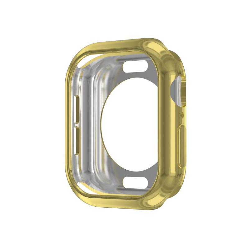 Suitable for apple watchs10 watch soft case iwatch9876 generation SE electroplating hollow protective case