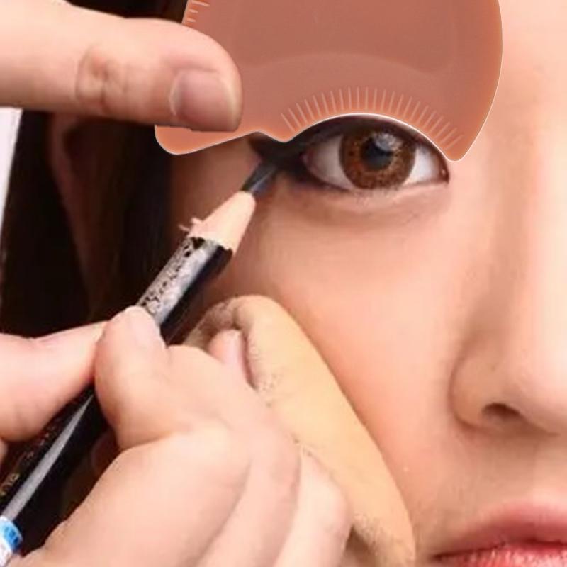 Eye Makeup Stencils Precision Makeup Tools Beauty Tools Makeup Stencils Beginner Makeup Auxiliary Tool, Silicone Multifunctional