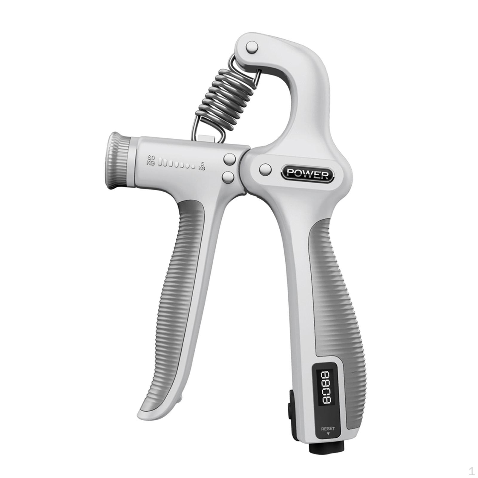 Adjustable Finger Exerciser with Counter for Forearm Strength Training