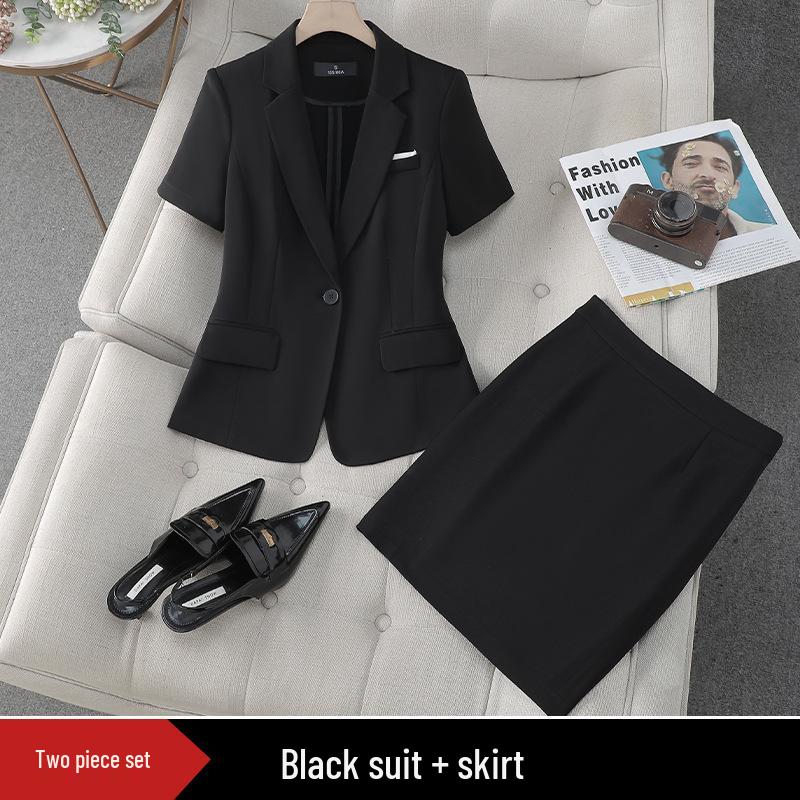 Women's Professional Suit Set: Formal Workwear for Interviews and Business Settings