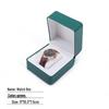 Frosted PU Flip-Top Watch and Jewelry Storage Box