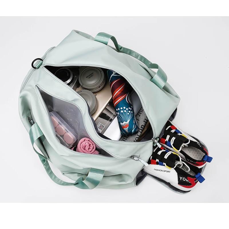 XiaoYan Travel Gym Yoga Duffel Bag with Wet-Dry Separation