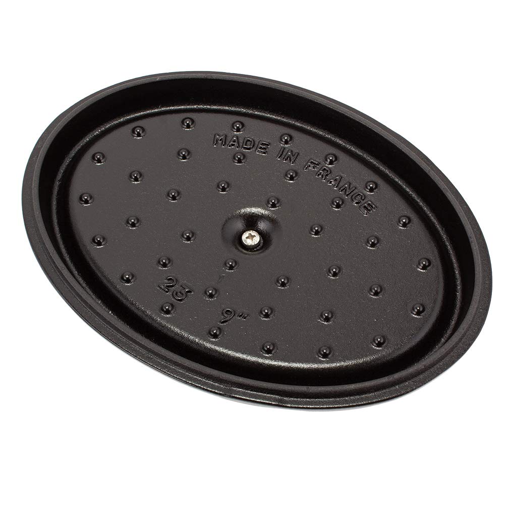 Staub Pico Cocotte Oval 23cm Graphite Gray 1102318 Two Handed Pot Enamel Pot Oval Brater Graphite Gray Pico Cocotte Stylish Pot Cookware Kitchen