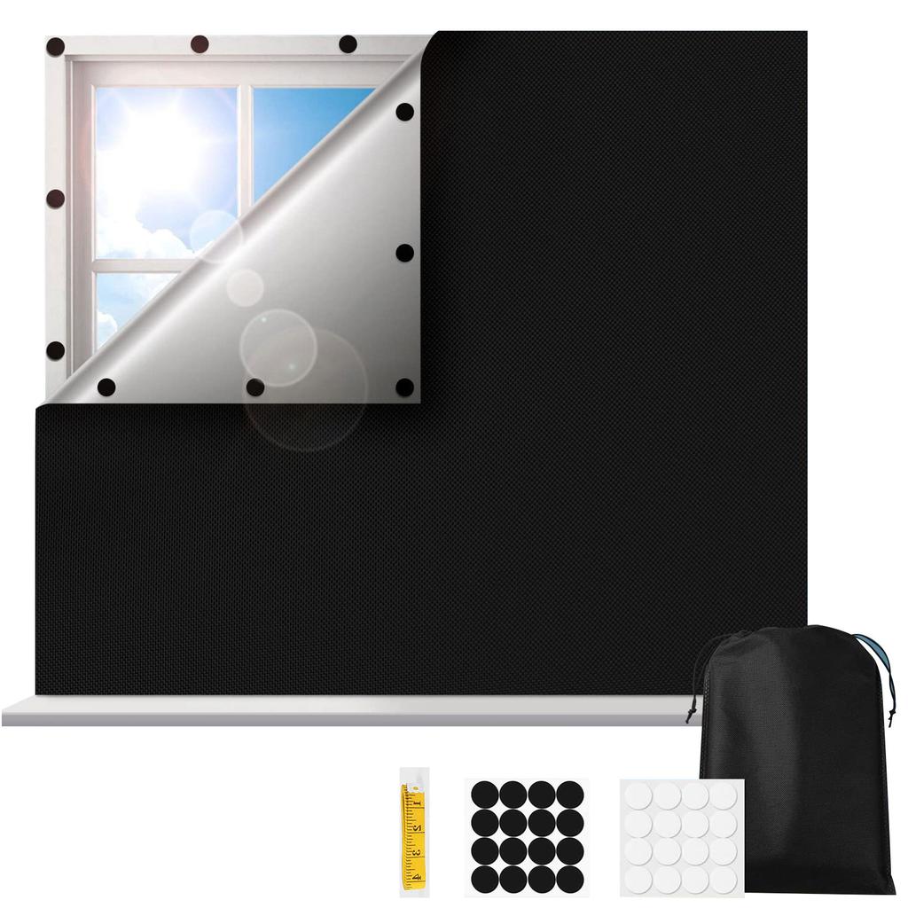 Easy Magnetic Shade Panel Adjustable Measurement No equipment Necessary Perfect For Rental Homes 300x145cm