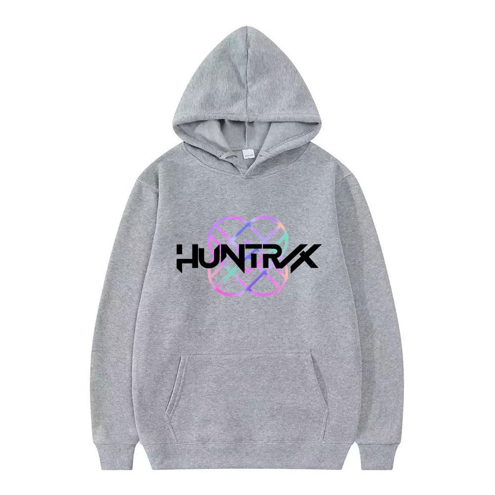 KPop Dämonenjäger Huntrix 2025 Heißer Verkauf Herren Damen Kapuzenpullover Langärmliger Harajuku Pullover Herbst und Winter Übergroßes Sweatshirt