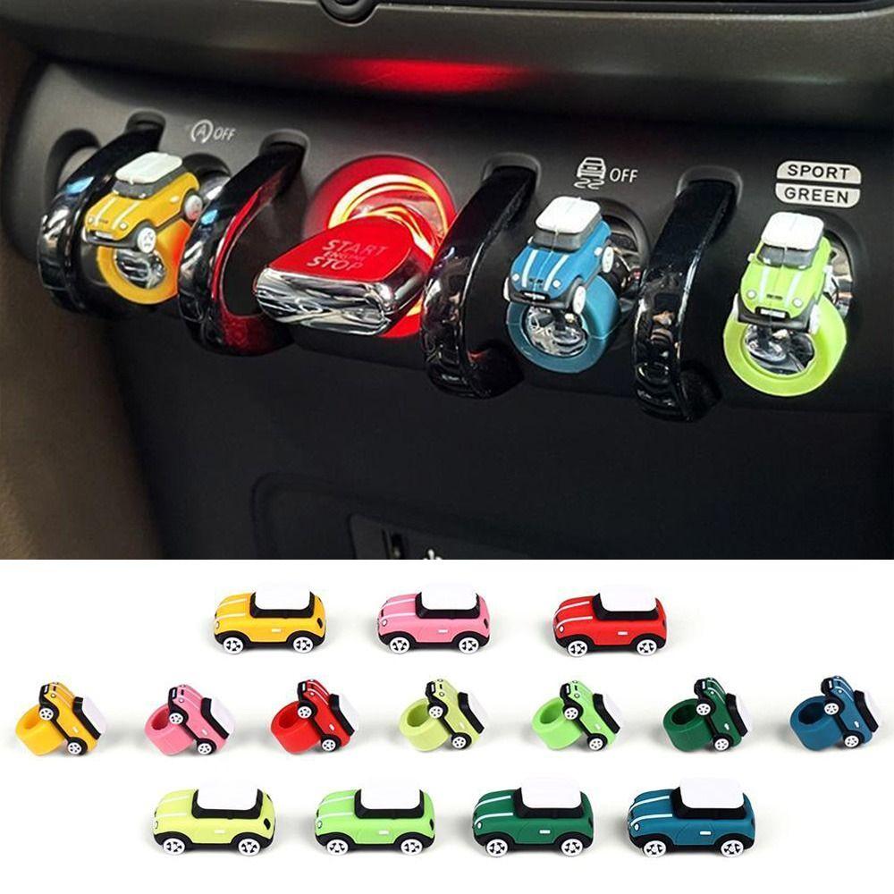 

Декор консоли для BMW Mini Cooper, крышка, украшения, наклейка на кнопку, модель автомобиля, украшение консоли