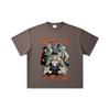 260 GSM Double Yarn 32 Count 100% Cotton Demon Slayer V22 Hashiras Print Unisex Heavy Cotton T Shirt