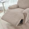 1 Seat Leaves Jacquard Recliner Chair Cover Dust-Proof Elastic Armchair Slipcover Single Sofa Slipcover For Living Room Decor