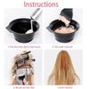 4pcs Professional Hair Dyeing Kit Hair Color Stirring Brush Dye Bowl DIY Hair Coloring Bleaching DIY Hair for Home Hair Tools