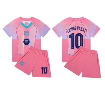 2026 Pink No.10 Kids' Soccer Jersey