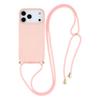 For iPhone 17 Pro Case Biodegradable Wheat Straw+TPU Eco-Friendly Phone Cover with Lanyard