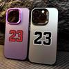 Phone Cover Case for iPhone 17 Pro Max Air 13 11 15 14 Plus 12 Pro 16 Basketball Number 23
